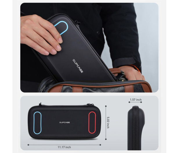 Supcase Carrying Mini Nintendo Switch 2 Black - 1346106 - zdjęcie 5